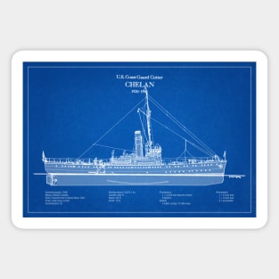 United States Coast Guard Cutter Chelan - ABD Magnet